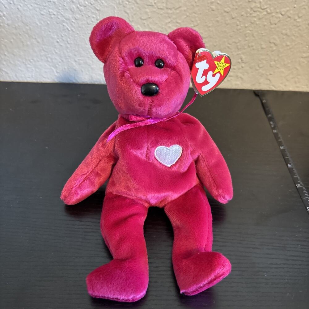 Ty “Valentina” the Red Bear Beanie Baby - DOB February 14, 1998